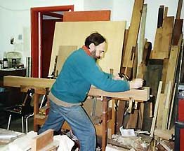John in Pembroke workshop